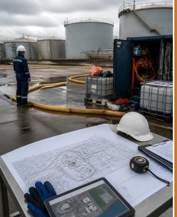 Разработка плана ликвидации разливов нефти в Бугульме